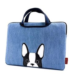 「在庫わずか」UNISOUL パソコン ケース 15.6インチ MacBook Pro Air ノートパソコン タブレット pcケース 衝撃吸収 スリム 軽量 PCインナーバッグ (15.6インチ いぬ)