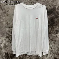 Supreme/シュプリーム【24AW】Small Box Logo Long Sleeve Tee/スモール ボックス ロゴ 長袖Tシャツ/ホワイト/L