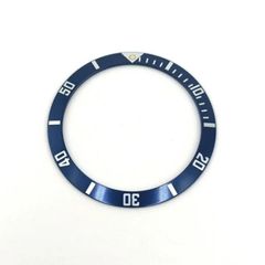 腕時計 修理交換用 社外部品 ベゼルインサート ブルー 青 【対応】タグホイヤー1000 980 TAG HEUER