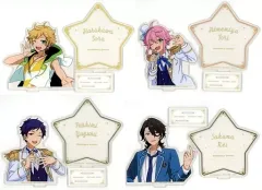 【中古】アクリルスタンド・アクリルパネル 全4種セット 追憶*集いし三人の魔法使い スターアクリルスタンド 「一番くじ あんさんぶるスターズ!～追憶セレクション メモリアル～」 D賞