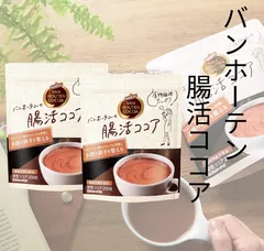 バンホーテン 腸活ココア 200g 2袋 片岡物産 ココア