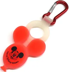 【中古】キーホルダー ミッキーマウス(バルーン/レッド) ペットボトルホルダー付きカラビナ 「ディズニー」 東京ディズニーリゾート限定
