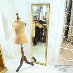 L3705-212 フランスアンティーク ミラー デコラクティブ 姿見