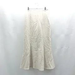 ◇ ⊂◎●未使用● LOWRYS FARM ローリーズファーム ロング マーメイド スカート サイズM ベージュ レディース E  【1503060040065】