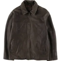 古着 ドッカーズ DOCKERS スイングトップタイプ レザーブルゾン メンズXL相当/eaa537676
