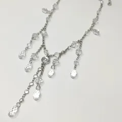 SWAROVSKI スワロフスキー　ネックレス　レディース　シルバー　石　中古美品　管理番号KKVNKO3546