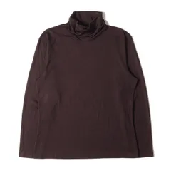 GUCCI グッチ Tシャツ サイズ:L gロゴ 刺繍 タートルネック ストレッチ シルク カットソー トップス ロングスリーブ 長袖 ダークブラウン イタリア製 【メンズ】のサムネイル