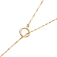 【B：ゴールド×ワンサイズ】[Cream dot. クリームドット公式] ネックレス レディース   ロング 金属アレルギー ニッケルフリー ラリエット ボールチェーン マンテル 2重 大人 上品 エレガント シンプル 