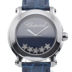 ショパール Chopard 278475-3020 ハッピースポーツ 150周年記念モデル 5P ダイヤモンド クォーツ メンズ美品箱付き L#132025のサムネイル
