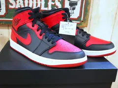 ◆Nike Air Jordan 1 Mid Bred 554724-074 US9(27.5cm) ブレッド◆