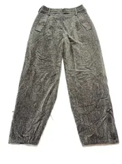 H49*ARMANI ジョルジオアルマーニ☆極上シルク☆パンツ☆グレー☆42