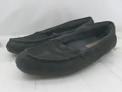 ◇ green label relaxing グリーンレーベル UNITED ARROWS モカシン シューズ サイズM ブラック レディース E  【1304260003887】