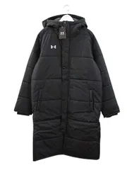 アンダーアーマー UNDER ARMOUR マルチSP ユニセックス UA チーム ベンチコート 1371027 ブラック XXL ロング 中綿 アウター