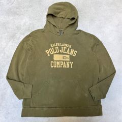 90‘s~ 　POLO JEANS　Ralph Lauren　ラルフローレン　スウェットパーカー　フーディー　XL