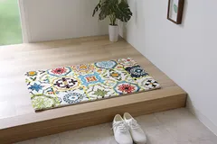 玄関マット 約70×120cm　室内 ウィルトン織り 抗菌防臭 消臭機能 へたりにくい ダンテ 玄関マット