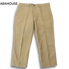 ABAHOUSE アバハウス 春夏★ 切替 アンクル スラックス パンツ Sz.3 メンズのサムネイル