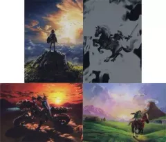 【中古】クリアファイル リンク A4クリアファイル4枚セット 「ゼルダの伝説」