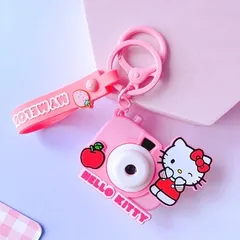 可愛い‼️ キティ　カメラ　キーホルダー　グッズ　ストラップ　チャーム　フィギュア　サンリオ　Raym キッズ