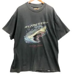 リプレゼント Tシャツ シャーク ダメージ加工 ブラック【AFB24】のサムネイル