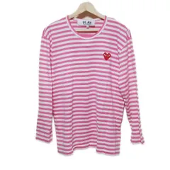 tricotコム・デ・ギャルソン ピンク 長袖Tシャツ COMME des GARCONS（コムデギャルソン）Tシャツ・カットソー
