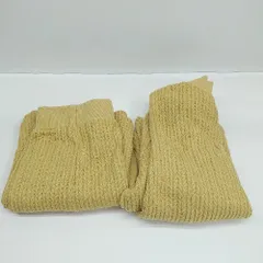 ◇ ⊇ UNITED ARROWS ケーブル編み ロング セットアップ サイズ イエロー系 レディース E  【1505290002530】