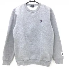 ★値下げ★パーリーゲイツ×PEANUTS トレーナー グレー×ネイビー スヌーピー 裏起毛 メンズ 5(L) ゴルフウェア PEARLY GATES