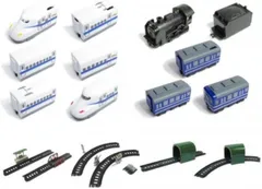 ミニモータートレイン 第7弾 N700Sのぞみ＆D51 × 全15種セット フルコンプ ガチャガチャ カプセルトイ