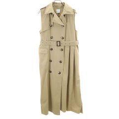 アメリ ノースリーブ トレンチコート ベージュ AMERI UNDRESSED レディース