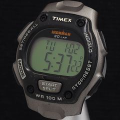 TIMEX IRONMAN デジタル アイアンマン ブラック×グレー A184 - メルカリ