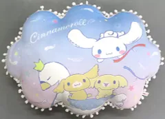 【中古】クッション・抱き枕・本体 シナモロール＆ココ＆ナッツ＆スワン スワンデザインシリーズ クッション 「サンリオキャラクターズ」