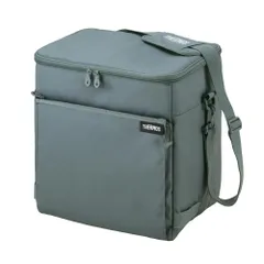 折りたためてコンパクト 5層断熱構造 はっ水加工生地 グレー保冷バッグ ボックス型 20L 大容量モデル ソフトクーラー RFD-0201 限定】サーモス GY 【