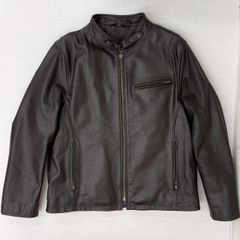 【3L】Liugoo Leathers LG7810/リューグーレザーズ  シングルライダース ジャケット/革ジャン レザージャケット/馬革 ホースハイド 天然皮革/ブラウン系/※裏地キルティング 中わた漏れ/ 服飾 (69-2025-0430-KO-002)