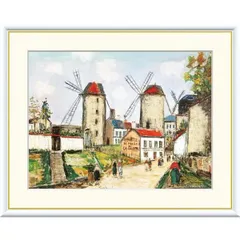 モーリス・ユトリロ、【ジャンヌ・ダルク通り】、希少な額装用画集より