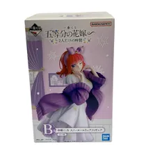 美品 フィギュア 五等分の花嫁 中野二乃 スノールームウェ一番くじ B賞 バンダイ