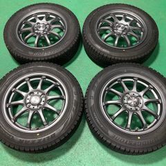 2024年 claire 15インチ 5.5j +43 PCD100 ブリヂストン VRX2 175/65R15 2024年 バリ山 アクア