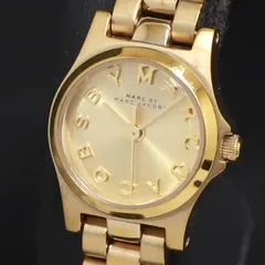 QZ マークバマークジェイコブス MBM3199 ゴールド文字盤 レディース腕時計 2000000 NSK KRK