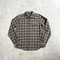 2019年製 patagonia Light Fjord Flannel 【brown × white】 パタゴニア ライトフィヨルドフランネル ネルシャツ 【ブラウン × ホワイト 】