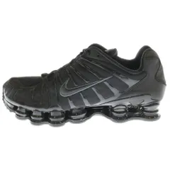 NIKE (ナイキ) SHOX TL BLACK METALLIC HEMATITE ショックス ティーエル メタリック ヘマタイト ローカットスニーカー ブラック US12/30cm AV3595-002