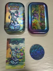 イーブイ ミニ缶 & アート GO ダメカンケース ポケモン Shop Uchimu ポケモンカード ダメカンケース 海外 ミニ缶 Tin缶 仕切り