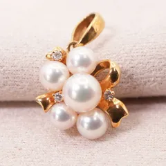 K18 ミキモト チャーム M トップ 未使用品 MIKIMOTO - ミキモト MIKIMOTO ブレスレット Mチャーム ベビー