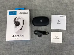 C YT25052113 ≪中古品≫Sound core オープンイヤー型 ワイヤレスイヤホン エアロフィット A3872