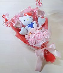 プチバルーン入り ぬいぐるみブーケ お菓子ブーケ バルーンブーケ 