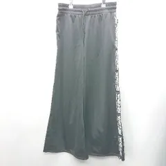 ◇ Reebok リーボック ロゴ ストレートパンツ サイズ12/18 ブラック ホワイト レディース E  【1407180039766】