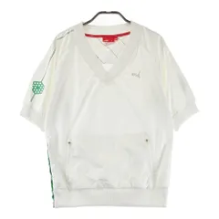 サイズ：L PUMA GOLF プーマゴルフ  半袖ジャケット  ホワイト系 [240101274824] ゴルフウェア メンズ ストスト