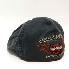 ハーレーダビッドソン 正規純正品 ハンチング 帽子 バーアンドシールド 刺繍ロゴ