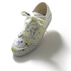 【新品】 Spring Court × BEAMS LIGHTS ／ スプリングコート × ビームスライツ　G2 CANVAS スニーカー スペイン製 ハンドペイント 40 ｜ オールシーズン