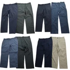 古着卸 まとめ売り ディッキーズ 874 ワーク パンツ 8枚セット (メンズ 42 /44 ) ネイビー ベージュ系 スケーター系 MW0708