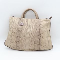 ramu様専用☆新品未使用 美品 JRA FORTNER パイソン ハンドバッグ