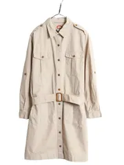 【お得なクーポン配布中!】 80s バナナリパブリック サファリ シャツ ハーフ コート レディース M ヴィンテージ BANANA REPUBLIC 旧タグ ブッシュ ジャケット コットン