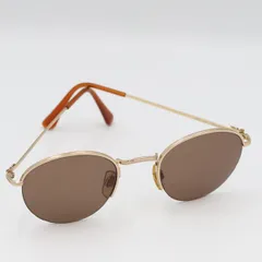 良品 エンポリオアルマーニ 005 743 135 ゴールド×ブラウン メンズ/レディース サングラス STU